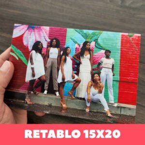 Portarretrato Personalizado con Foto 15x20 cm